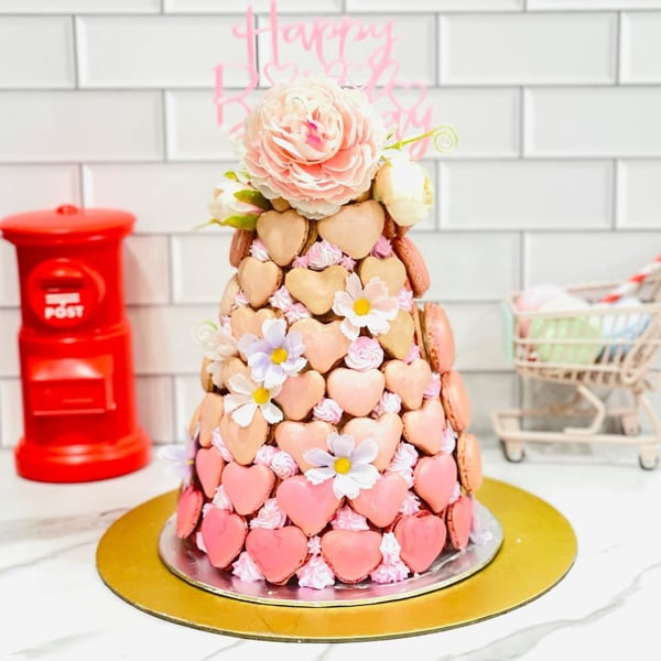 7 Tier Macaron Tower By Tings Bakery