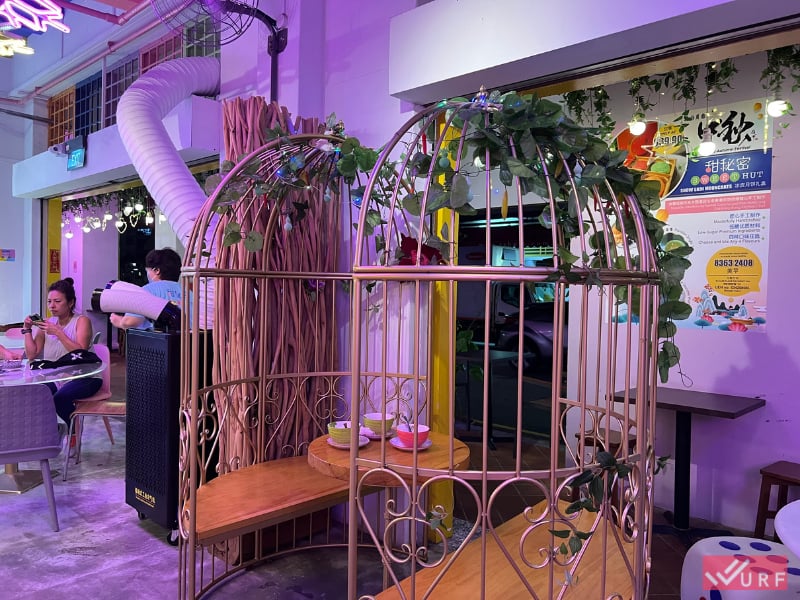 Cage Theme At Sweet Hut, Geylang Road In Singapore