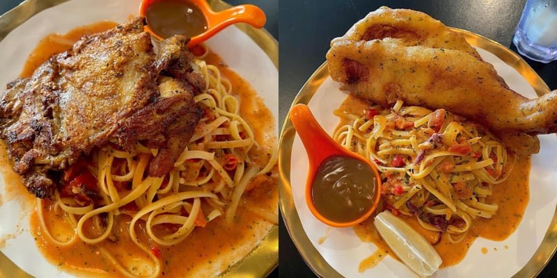 Chicken Neapolitan And Fish Fillet At Craze Kitchen, Tampines