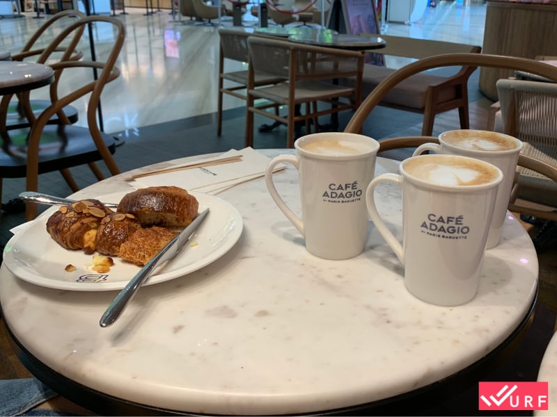 Coffee And Pastries At Maison De PB By Paris Baguette, Jewel Changi Airport