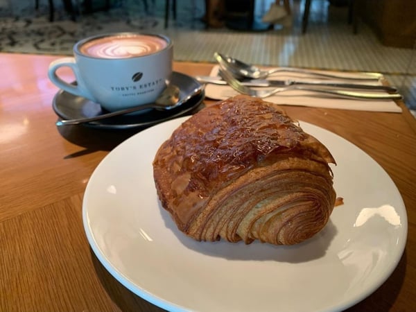 Croissant And Coffee At Artisan Boulangerie Co – 118 Killiney