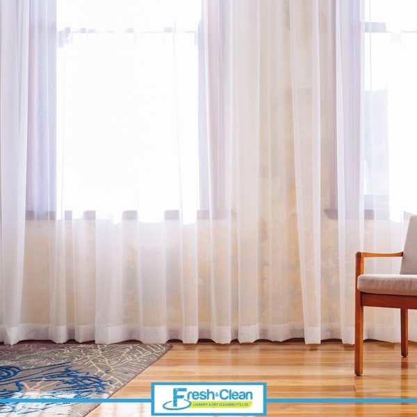 Curtain Cleaning Service - Credits to Fresh & Clean (Facebook)