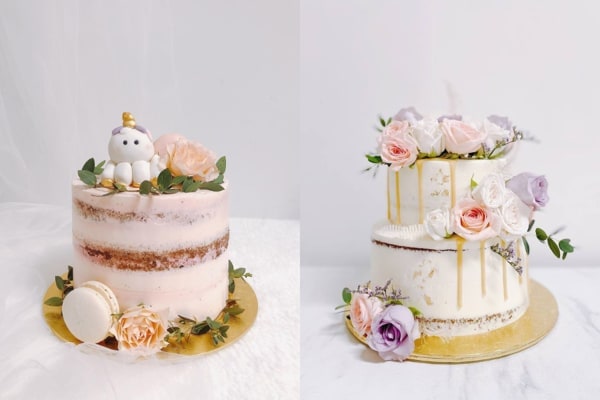 Feminine Cake Designs At Honeypeachsg Bakery