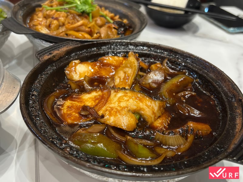 Fish And Bitter Gourd Claypot At Lau Wang Claypot Delights
