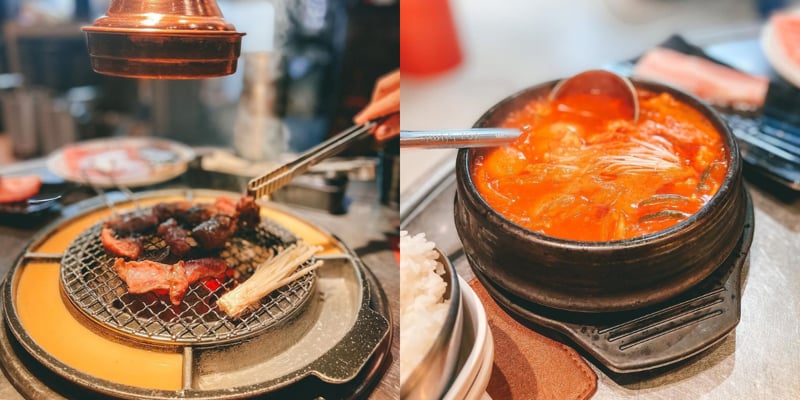 Food At Seorae Korean Charcoal BBQ, Tampines Mall