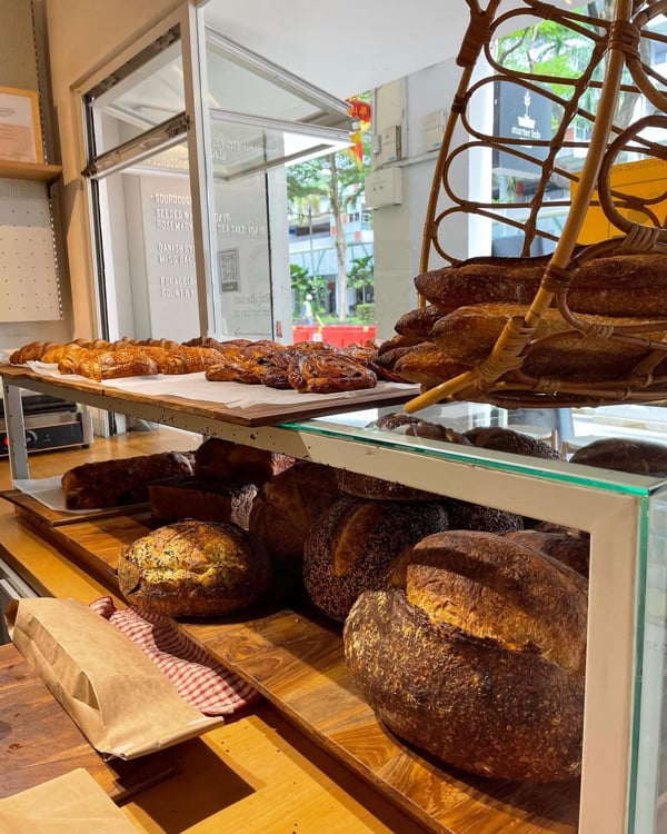 Freshly Baked Bread At Starter Lab Bakery