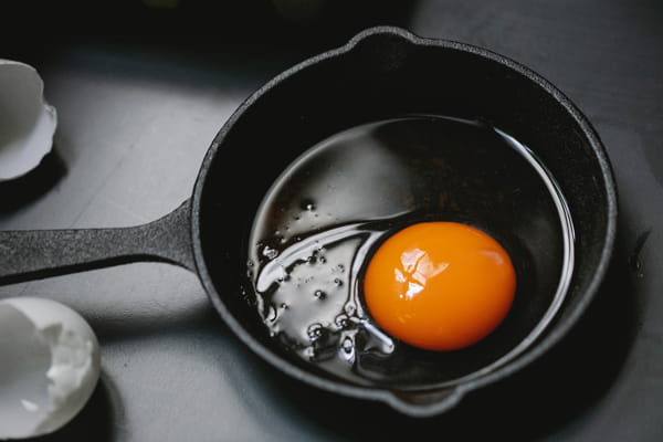 Fry an egg to see if the seasoning for your cast iron cookware works!
