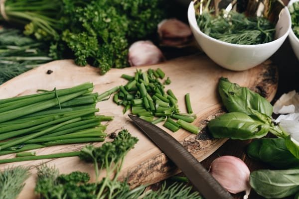 Herbs can be frozen to preserve their freshness