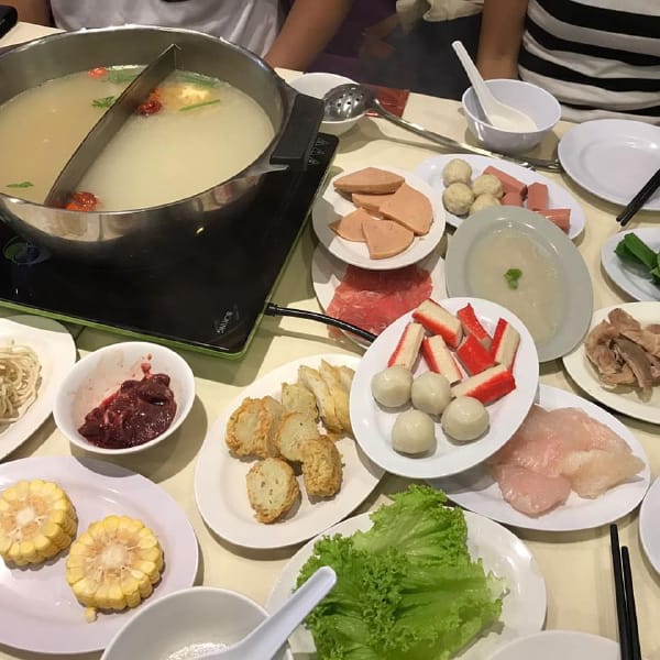 Hot Pot Meal At Xian De Lai