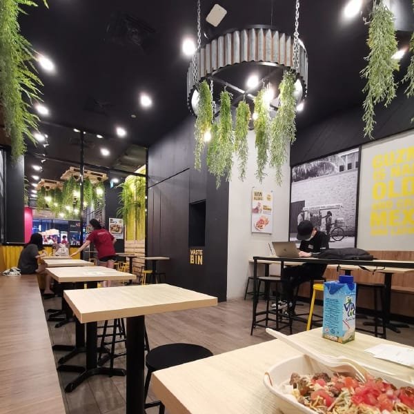 Interior of Guzman y Gomez At Our Tampines Hub