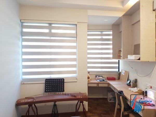 Korean Combi Blinds - Credits to Curtaintalks & Grille PTE LTD (Facebook)