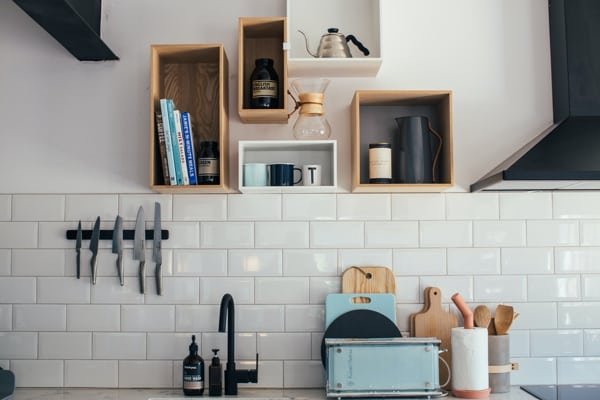 Make use of vertical space in your kitchen