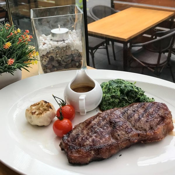 New Zealand Sirloin Steak At The RANCH Steakhouse By ASTONS