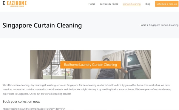 Eazihome Laundry & Dry Cleaning Official Site