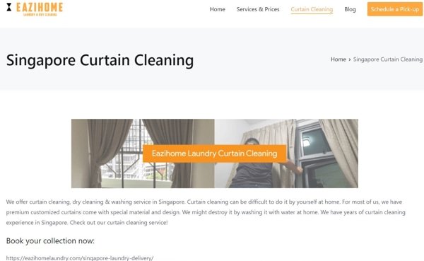 Eazihome Laundry & Dry Cleaning Official Site