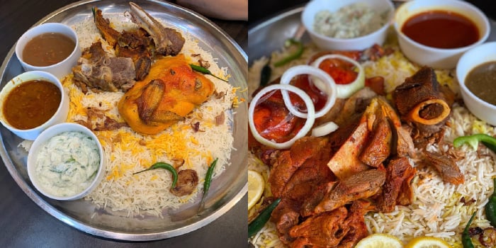 Options At Abu Mubarak Mandi Rice Restaurant