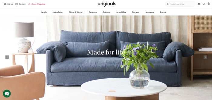 Originals Homepage