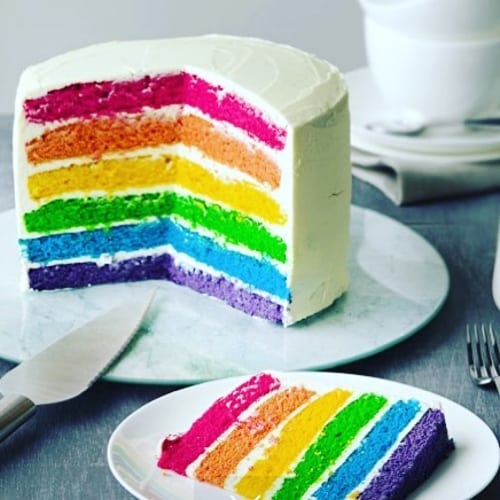 Rainbow Cake By Whyzee