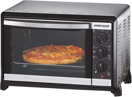 Rommelsbacher Mini Toaster Baking Oven BG 1055E With Pizza