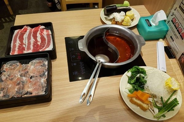 Shabu Set Up At Shabu Sai