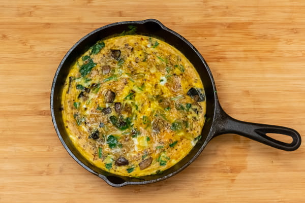 You can cook anything in a well seasoned cast iron pan